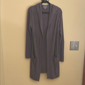 Barefoot Dreams Dark Grey Women's Cardigan Med